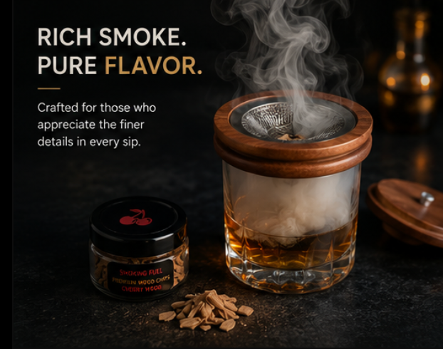 ZipCart Cocktail Drink Smoker Kit | Whiskey & Cocktail Smoker