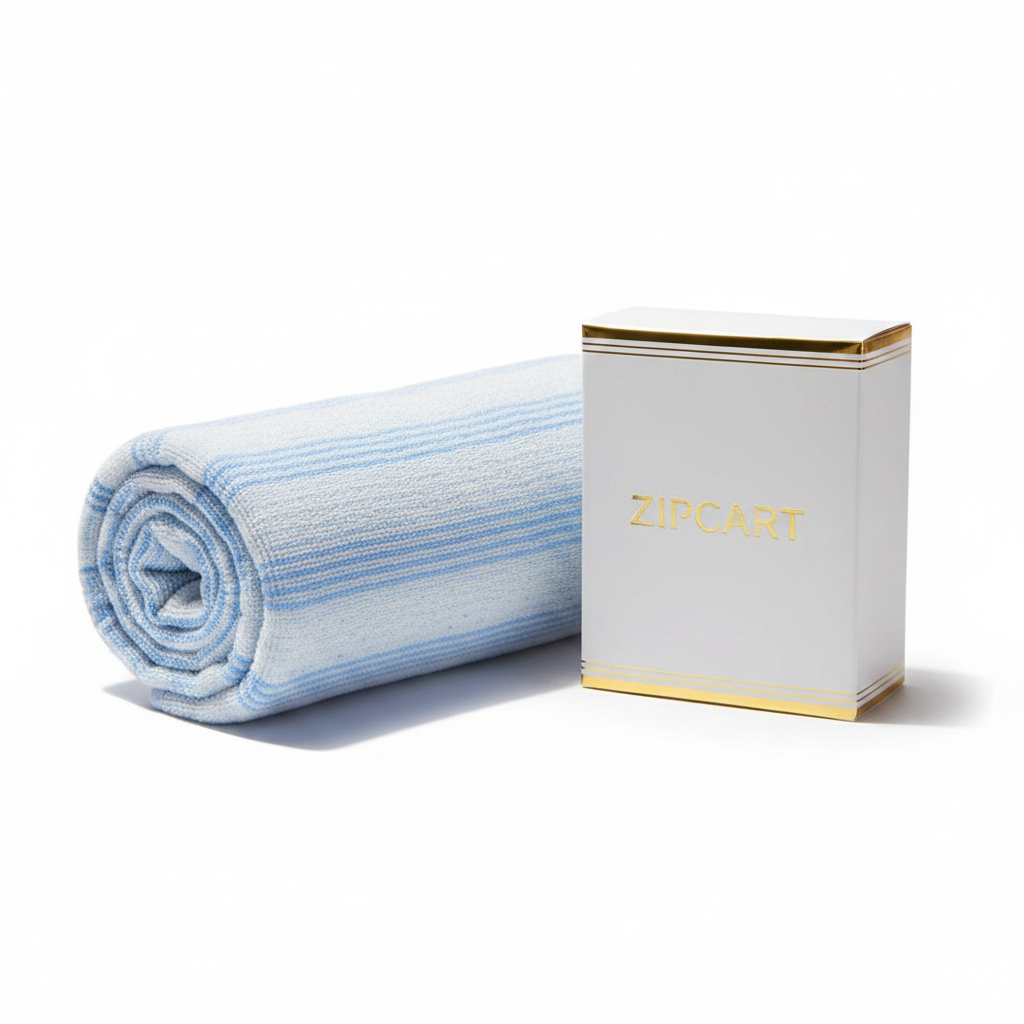 Zip Cart Blue Stripe Premium Ad