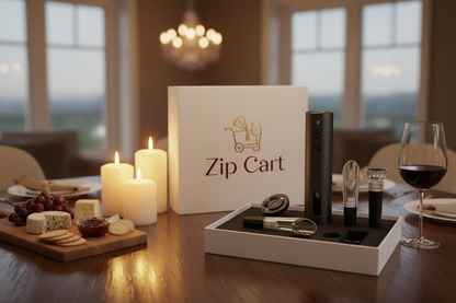 Zip Cart Electric Wine Opener - Lifestyle Shot