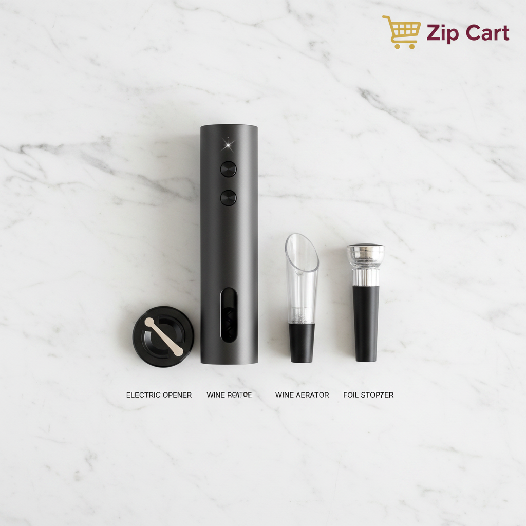 Zip Cart - Flat Lay All Components